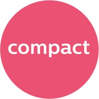 Compact design for easy handling