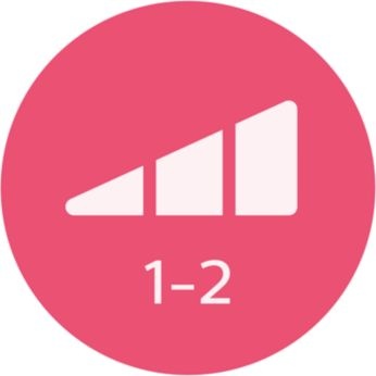 2 flexible speed settings for gentle drying