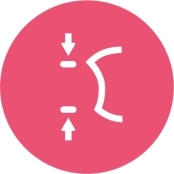 Narrow concentrator for focused airflow