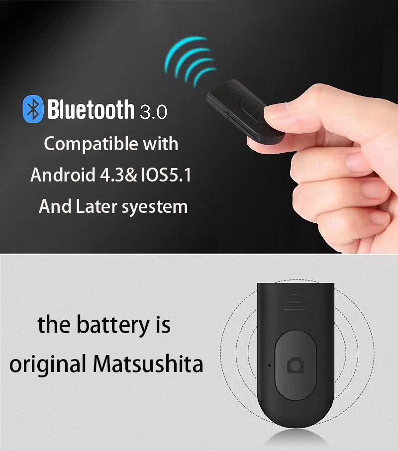 Bakeey L01 360 Degree Rotatable Extendable Tripod Selfie Stick with Bluetooth Remote Control 