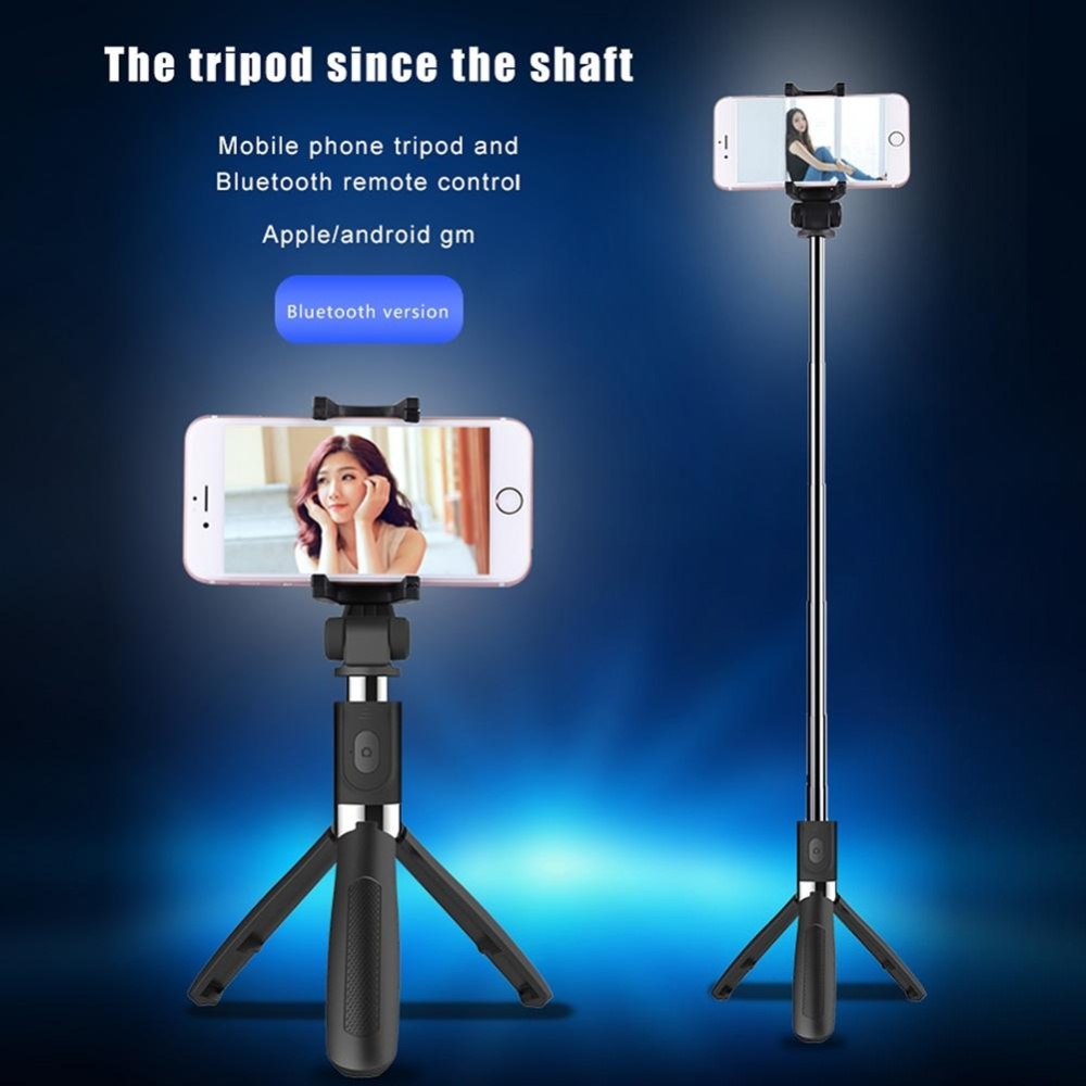 Bakeey L01 360 Degree Rotatable Extendable Tripod Selfie Stick with Bluetooth Remote Control 