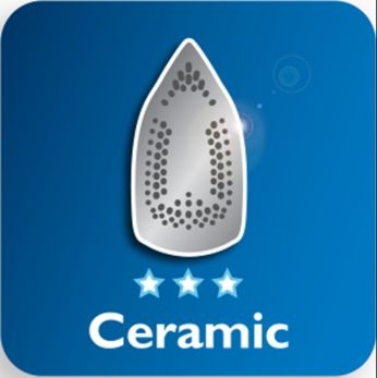 Ceramic soleplate for better gliding performance