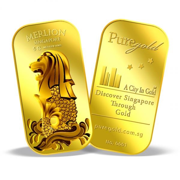 Puregold Singapore 5G Merlion SEA Gold Bar 999.9 Lazada Singapore