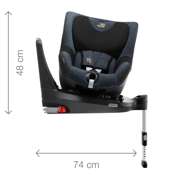 Verstelbaar enthousiasme rustig aan BRITAX Dualfix i-Size Car Seat