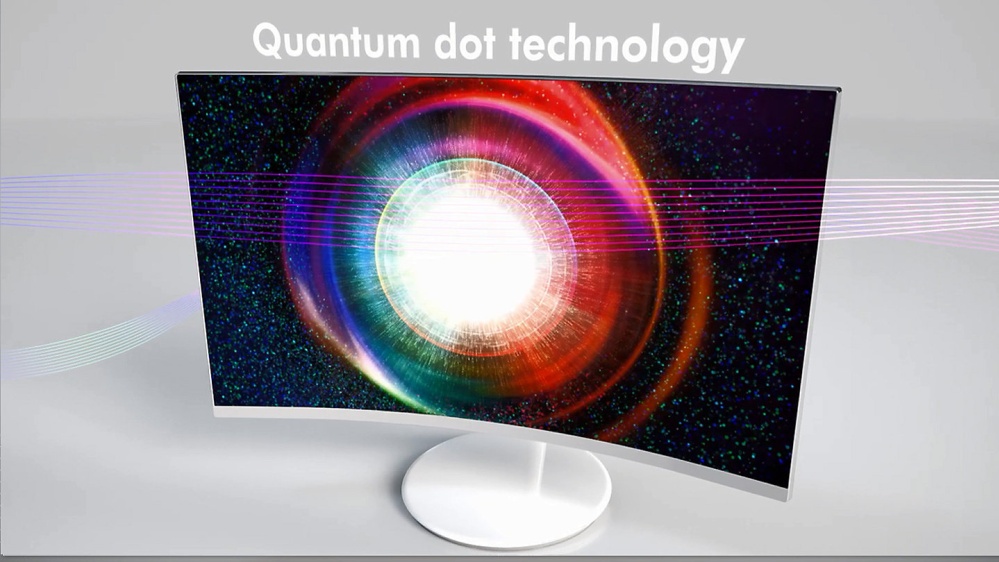 Experience Quantum dot Curved Monitor