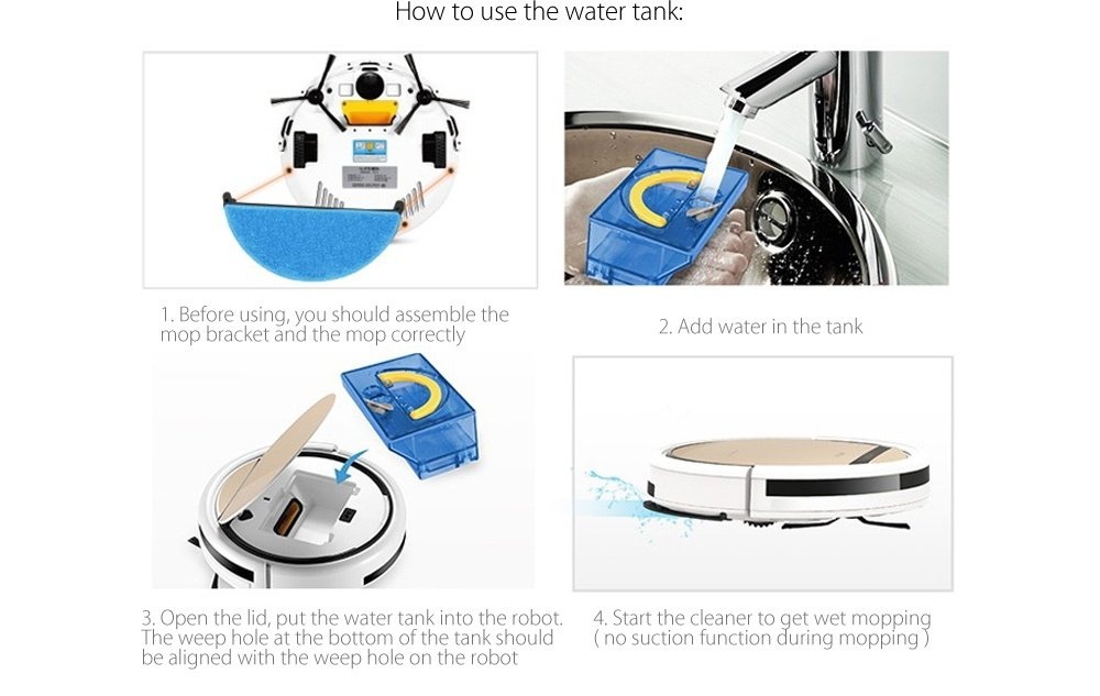 ILIFE V5S Pro Intelligent Robotic Vacuum Cleaner Cordless Dry Wet Sweeping Cleaning Machine ILIFE V5S Pro Intelligent Robotic Vacuum Cleaner Cordless Dry Wet Sweeping Cleaning Machine