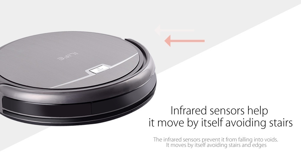 ILIFE A4S Smart Robotic Vacuum Cleaner Cordless Sweeping Cleaning Machine Self-recharging HEPA Filter Remote Control Robot ILIFE A4S Smart Robotic Vacuum Cleaner Cordless Sweeping Cleaning Machine Self-recharging HEPA Filter Remote Control Robot