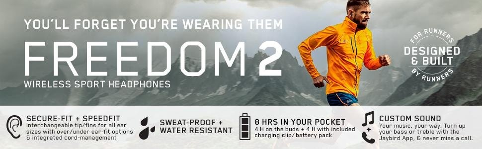 Jaybird Freedom 2 Wireless Sport Headphones