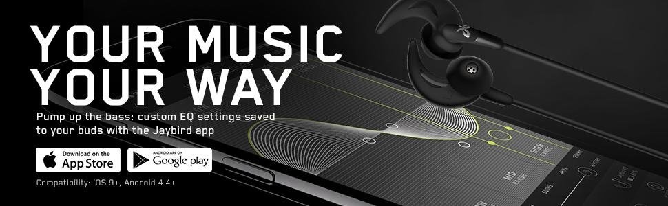 Wireless sport headphones with customizable sound