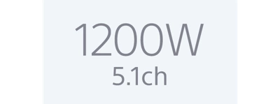 1200W total RMS power