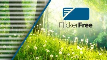 Less eye fatigue with Flicker-free technology