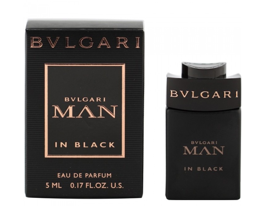 BVLGARI MAN IN BLACK 5ML WITH BOX 