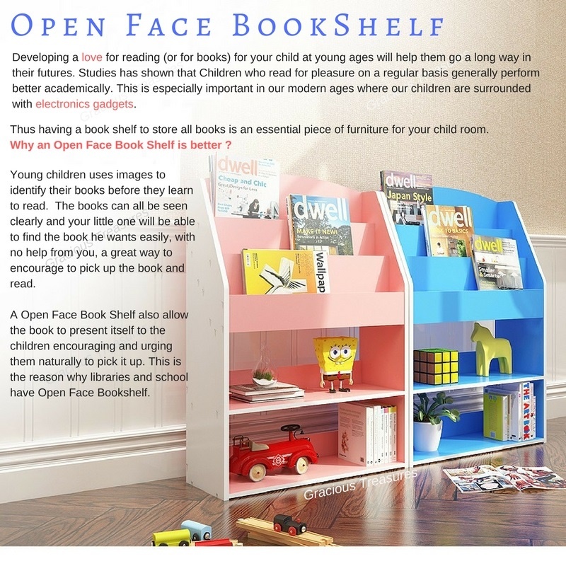 Open Face Bookshelf Kids Bookshelf Children Book Shelf