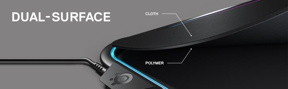 SteelSeries QcK Prism RGB illuminated gaming mousepad